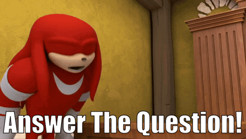 Sonic Boom Knuckles The Echidna GIF - Sonic Boom Knuckles The Echidna Answer The Question GIFs