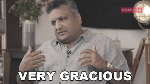 Very Gracious Sanjay Gupta GIF - Very Gracious Sanjay Gupta Pinkvilla GIFs