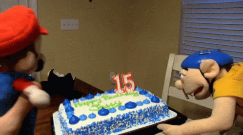 Sml Jeffy GIF - Sml Jeffy Throwing Cake GIFs