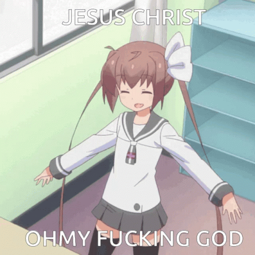 Jesus Christ Anime Girl Dancing GIF