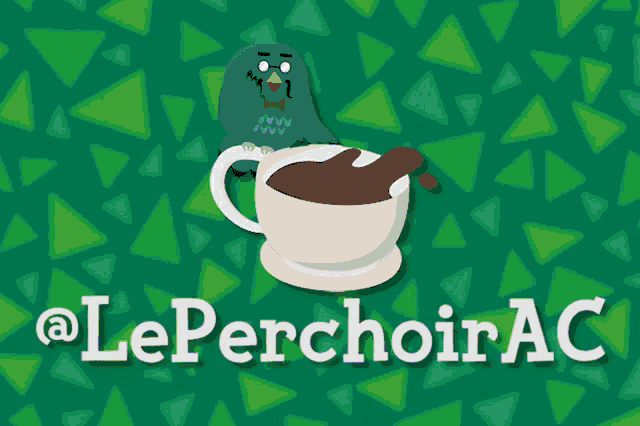 a green background with a discord icon and the words @leperchoirac