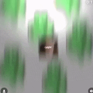 a blurry picture of a person with the words cyright on the bottom