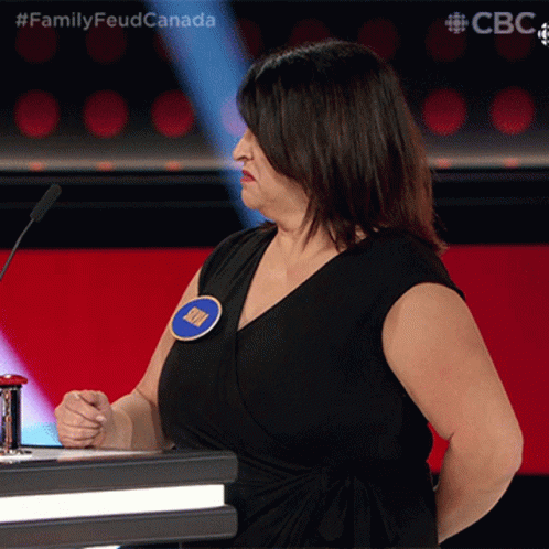 I Dont Know Family Feud Canada GIF - I Dont Know Family Feud Canada Have No Idea GIFs