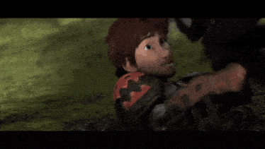 toothless and hiccup from how to train your dragon are standing next to each other