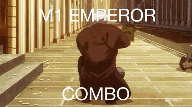 m1 emperor combo is displayed on a sunrise advertisement