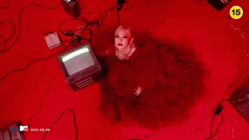 Red Cl GIF - Red Cl Red Dress GIFs