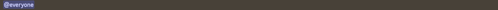 a dark brown background with a blue stripe on the right