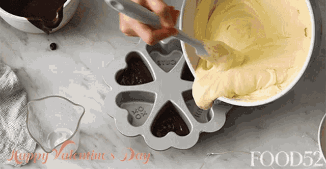 Happy Valentines Day Baking GIF - Happy Valentines Day Baking Batter GIFs