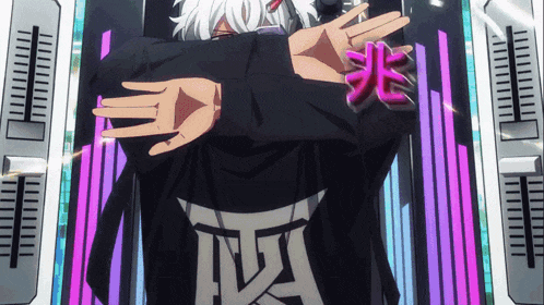 a cartoon character with the letter a on his back