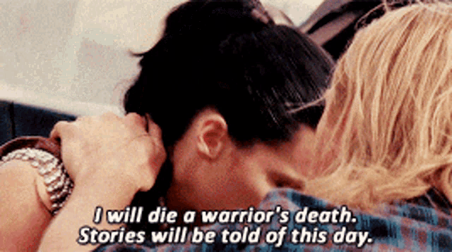 I Will Die A Warriors Death Stories Will Be Told Of This Day GIF - I Will Die A Warriors Death Stories Will Be Told Of This Day Lady Sif GIFs
