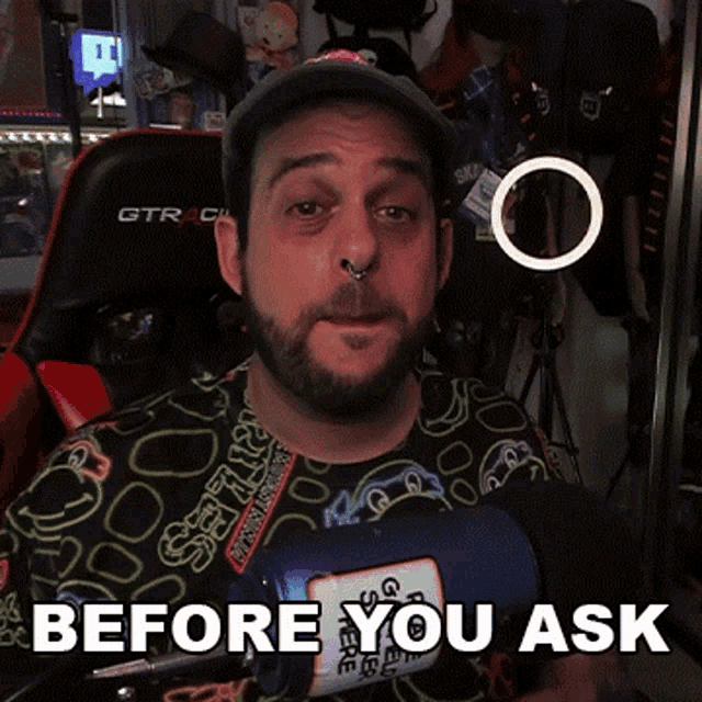 Before You Ask Doodybeard GIF - Before You Ask Doodybeard Dont Even Ask GIFs