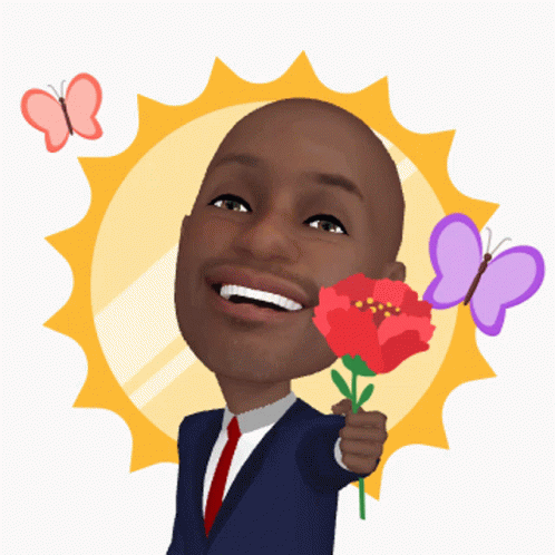 Rose For You Smile GIF - Rose For You Smile Butterflies GIFs