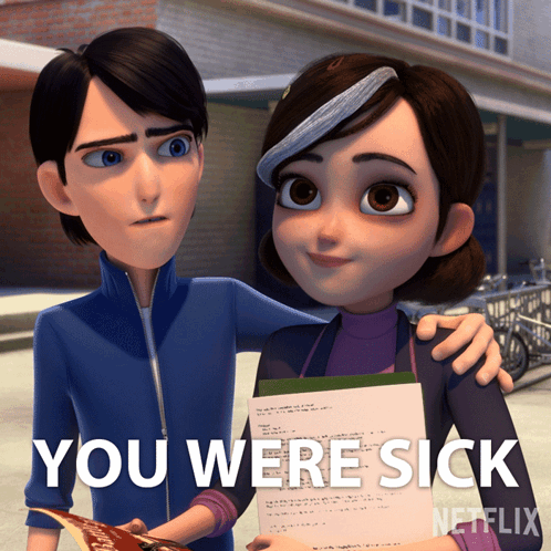 You Were Sick Claire Nuñez GIF - You Were Sick Claire Nuñez Trollhunters Tales Of Arcadia GIFs