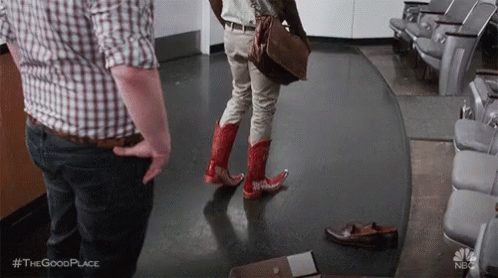Wear Red Boots GIF - Wear Red Boots Smile GIFs