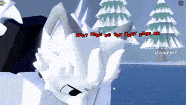 a screenshot of a video game with the words " what home do you want from me "