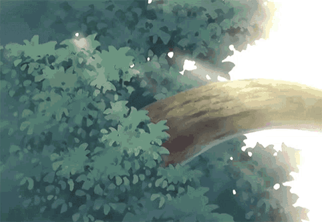 a tree with lots of green leaves and branches