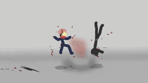 a drawing of a person with blood coming out of their eyes