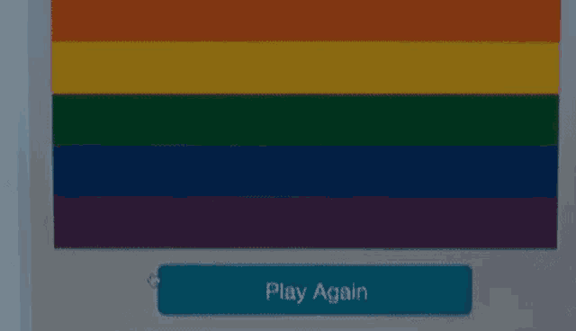 a picture of a rainbow flag with the words " the results are in you 're 62 % homosexual "