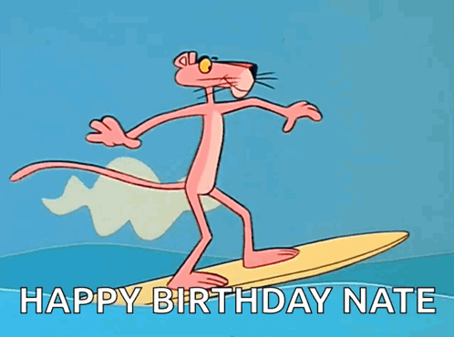 Pink Panther Surfboard GIF - Pink Panther Surfboard Surfing GIFs