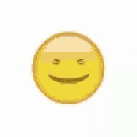 a yellow smiley face with a smile on it 's face .