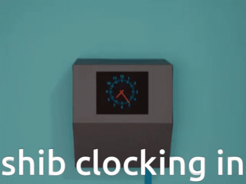 Shib Elshibuya GIF - Shib Elshibuya Clocking In GIFs