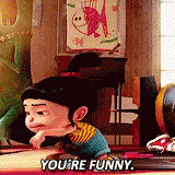 When Lol Just Wont Cut It GIF - Youre Funny Agnes Hug GIFs
