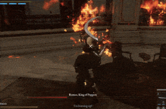 a screenshot of a video game that says romeo king of knights on the bottom