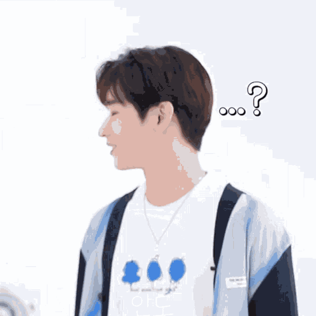 a young man wearing a t-shirt that says good mood
