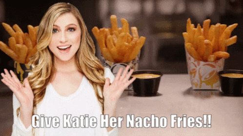 Katie Wilson Nacho Fries GIF