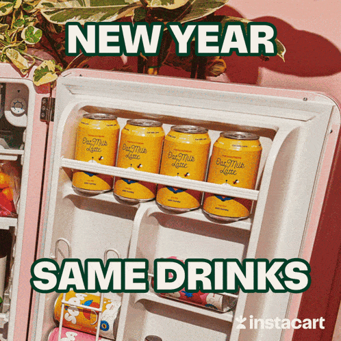 New Year Same Drinks GIF