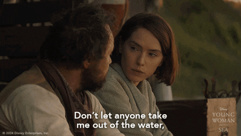 Don'T Let Anyone Take Me Out Of The Water No Matter What Trudy Ederle GIF - Don'T Let Anyone Take Me Out Of The Water No Matter What Trudy Ederle Young Woman And The Sea GIFs