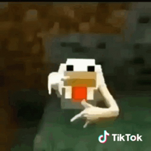 Chicken Minecraft GIF - Chicken Minecraft Leaving GIFs