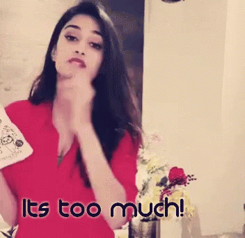 Erica Fernandes Its Too Much GIF - Erica Fernandes Its Too Much Stop It GIFs