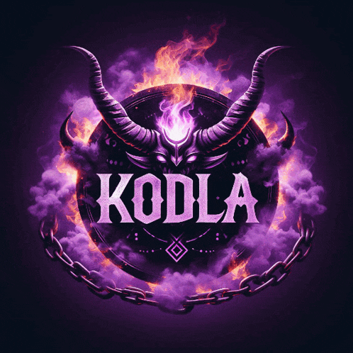 a logo that says koda on it with horns