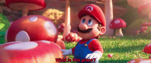 Mario Movie Mario GIF - Mario Movie Mario What Is This Place GIFs