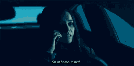 Im At Home In Bed Traffic GIF - Im At Home In Bed Traffic Bent Neck Lady GIFs