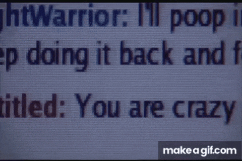 You Me And Everyone We Know Poop Back And Forth GIF