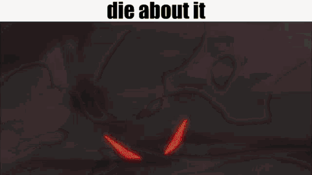 a cartoon of a person with the words die about it below them