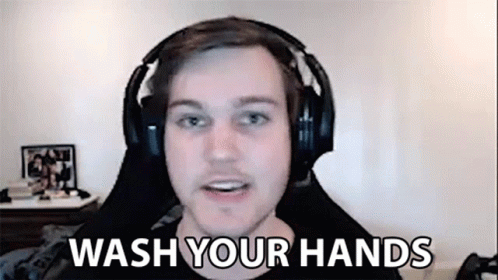 Wash Your Hands Santorin GIF - Wash Your Hands Santorin Flyquest GIFs