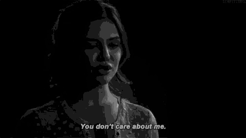 Danielle Campbell You Dont Care A Bout Me GIF