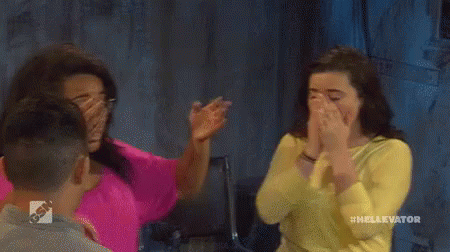 Airing Tears GIF - Game Show Network Scream Scary GIFs