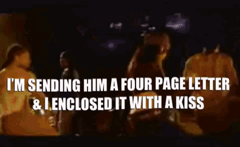 Four Page Letter Kiss GIF - Four Page Letter Kiss Dance GIFs