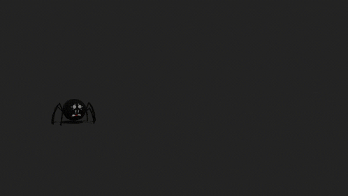 a black background with a lot of rocks and a red circle in the middle