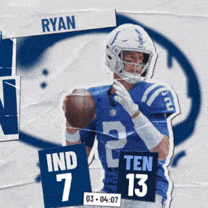 a football player named ryan is wearing a blue uniform