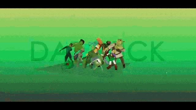 Green Dance Party GIF