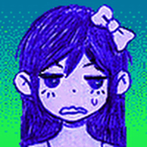 a drawing of a girl with a bow in her hair .