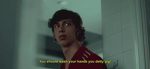 Detty Pig Sex Education GIF - Detty Pig Sex Education You Should Wash Your Hands GIFs