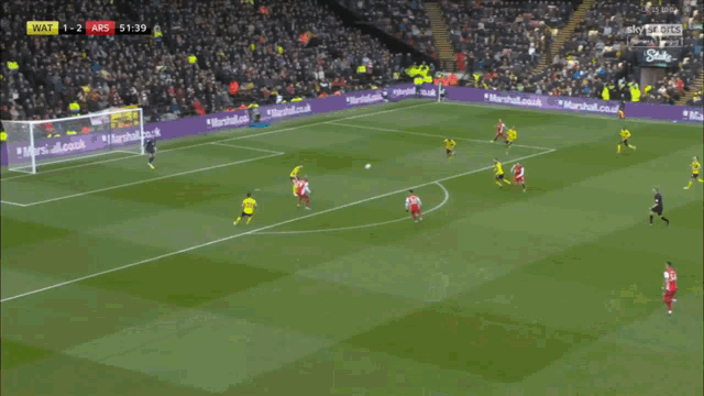 Gabriel Martinelli Arsenal GIF - Gabriel Martinelli Arsenal Watford GIFs
