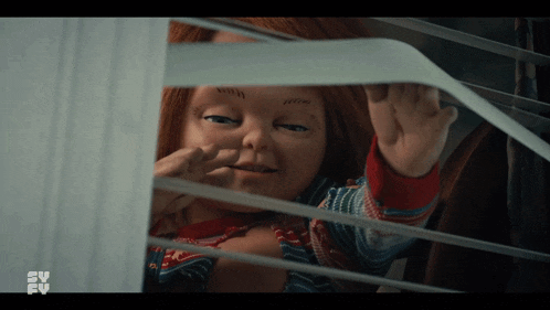 Chucky Middle Finger GIF
