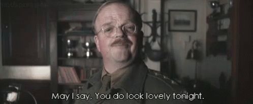 Lovely Compliment Dad'S Army GIF - Lovely Compliment Dads Army GIFs